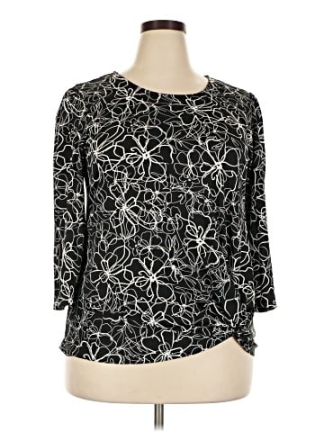 Apt. 9 3/4 Sleeve Blouse (view 1)