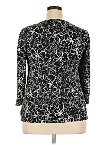 Apt. 9 3/4 Sleeve Blouse (view 2)