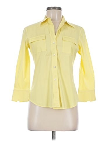 Theory 3/4 Sleeve Button-Down Shirt (view 1)