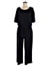 Muk Luks Solid Black Jumpsuit Size M - photo 1