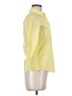 Theory Yellow 3/4 Sleeve Button-Down Shirt Size M - photo 4
