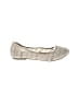 Jellypop Metallic Ivory Flats Size 9 1/2 - photo 1