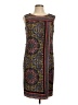 PREMISE Paisley Brown Casual Dress Size L - photo 1