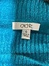 Cache 100% Nylon Teal Turtleneck Sweater Size S - photo 7