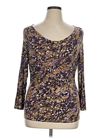 MICHAEL Michael Kors 3/4 Sleeve Top (view 1)
