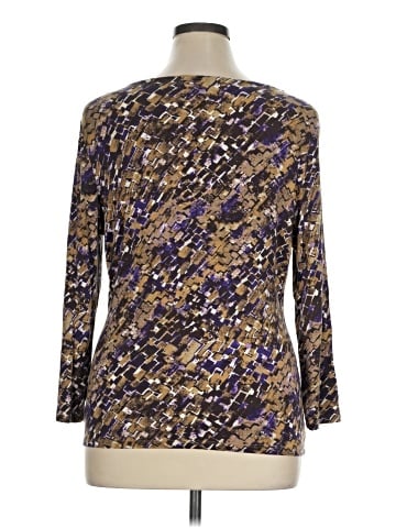MICHAEL Michael Kors 3/4 Sleeve Top (view 2)