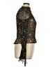 Free People 100% Polyamide Green Long Sleeve Blouse Size XL - photo 4
