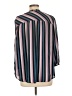 Torrid 100% Polyester Stripes Teal 3/4 Sleeve Blouse Size Lg Plus (0) - photo 2