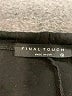 Final Touch Solid Black Romper Size S - photo 4