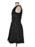 Bebe 100% Polyester Tweed Black Cocktail Dress Size 6 - photo 5