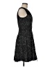 Bebe 100% Polyester Tweed Black Cocktail Dress Size 6 - photo 4
