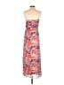 Gap 100% Polyester Floral Pink Casual Dress Size XS - photo 2
