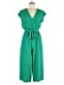 Eliza J 100% Polyester Solid Green Jumpsuit Size 8 (petite) - photo 1