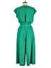 Eliza J 100% Polyester Solid Green Jumpsuit Size 8 (petite) - photo 2