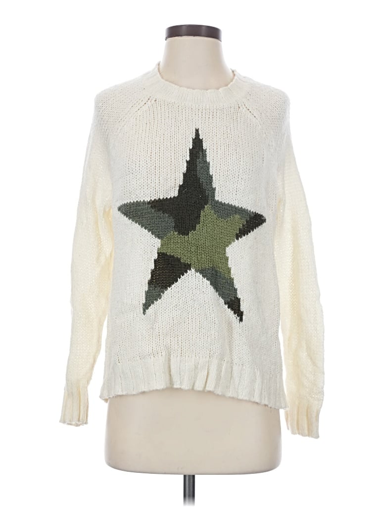 Pre-owned Wooden Ships Pullover Sweater In White