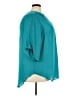 Worthington 100% Polyester Teal 3/4 Sleeve Blouse Size 3X - photo 4