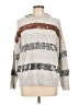 Nine West Metallic Silver Pullover Sweater Size L - photo 1