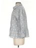 Democracy Hearts Gray 3/4 Sleeve Button-Down Shirt Size S - photo 5