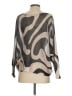 MADE IN ITALY Animal Print Silver Pullover Sweater Size S - photo 2