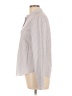 Theory 100% Cotton Stripes Gray Long Sleeve Button-Down Shirt Size L - photo 5