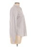 Theory 100% Cotton Stripes Gray Long Sleeve Button-Down Shirt Size L - photo 4