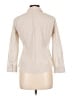 Theory Tan 3/4 Sleeve Button-Down Shirt Size L - photo 2
