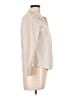 Theory Tan 3/4 Sleeve Button-Down Shirt Size L - photo 4