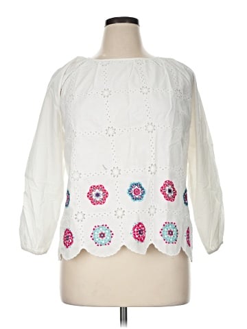 J.Crew 3/4 Sleeve Blouse (view 1)