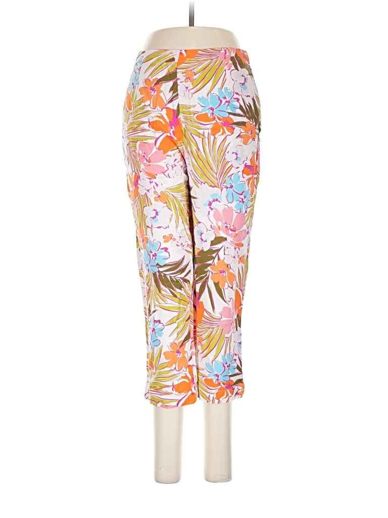 Pre-owned Just Fab Linen Pants In White