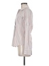 Theory Stripes White Long Sleeve Button-Down Shirt Size M - photo 5