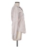 Theory Stripes White Long Sleeve Button-Down Shirt Size M - photo 4