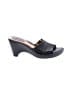 Born 100% Leather Black Wedges Size 9 - photo 1