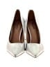 ABound Metallic White Heels Size 9 - photo 2