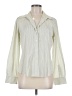 Theory Stripes Ivory Long Sleeve Blouse Size M - photo 1