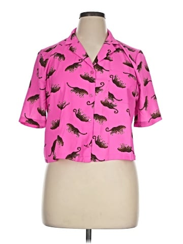 Fabletics Short Sleeve Blouse (view 1)