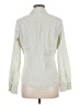 Theory Stripes Ivory Long Sleeve Blouse Size M - photo 2