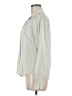 Theory Stripes Ivory Long Sleeve Blouse Size M - photo 5