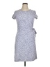 J. McLaughlin Polka Dots Blue Casual Dress Size XL - photo 1