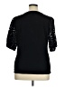 Chico's Black 3/4 Sleeve Top Size XL (3) - photo 2