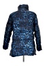 Lands' End 100% Polyester Animal Print Blue Raincoat Size L - photo 2