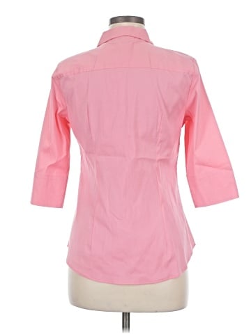 Ann Taylor 3/4 Sleeve Button-Down Shirt (view 2)