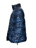 Lands' End 100% Polyester Animal Print Blue Raincoat Size L - photo 5