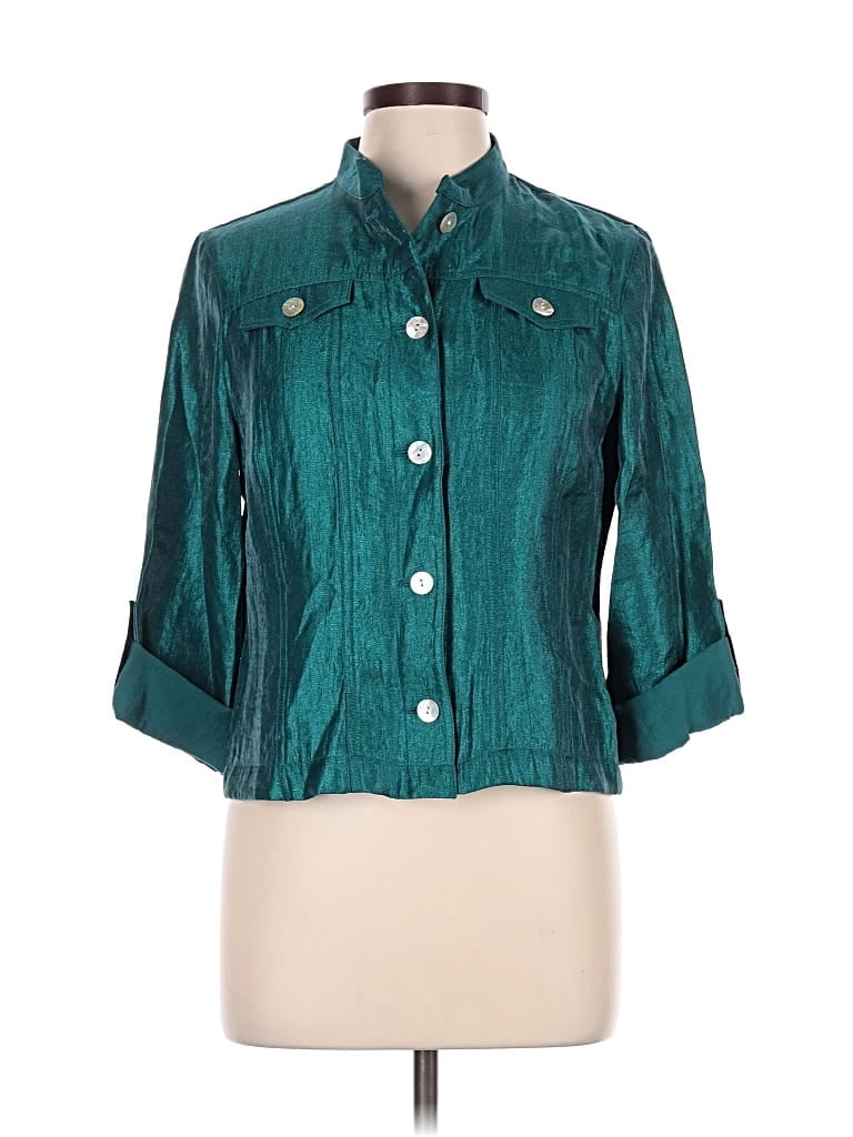 Pre-owned Ruby Rd. Jacket In Teal