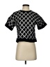 Elizabeth and James Argyle Black Pullover Sweater Size S - photo 1