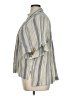 BDG Stripes Blue Short Sleeve Blouse Size XL - photo 5