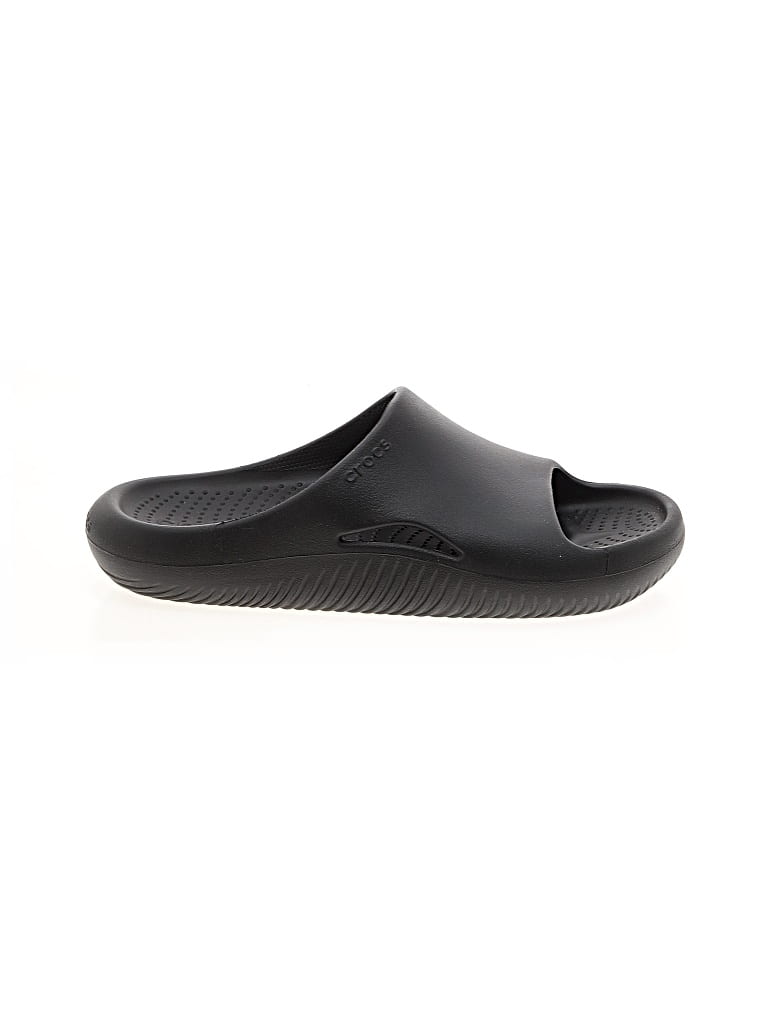 Pre-owned Crocs Sandals In Black