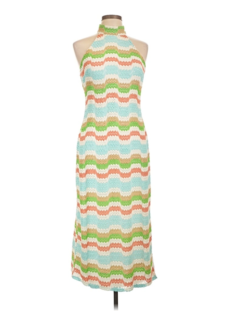 Pre-owned Donna Morgan Cocktail Dress In Green