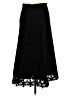 Etcetera 100% Acetate Solid Black Formal Skirt Size 2 - photo 2