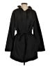 Ann Taylor LOFT 100% Polyester Black Trenchcoat Size S - photo 1