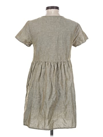 Madewell Linen-Blend Alexandra Button-Front Mini Dress (view 2)